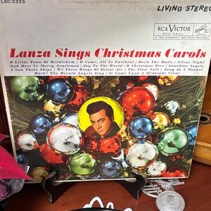 Lanza Sings Christmas Carols Vinyl Record
